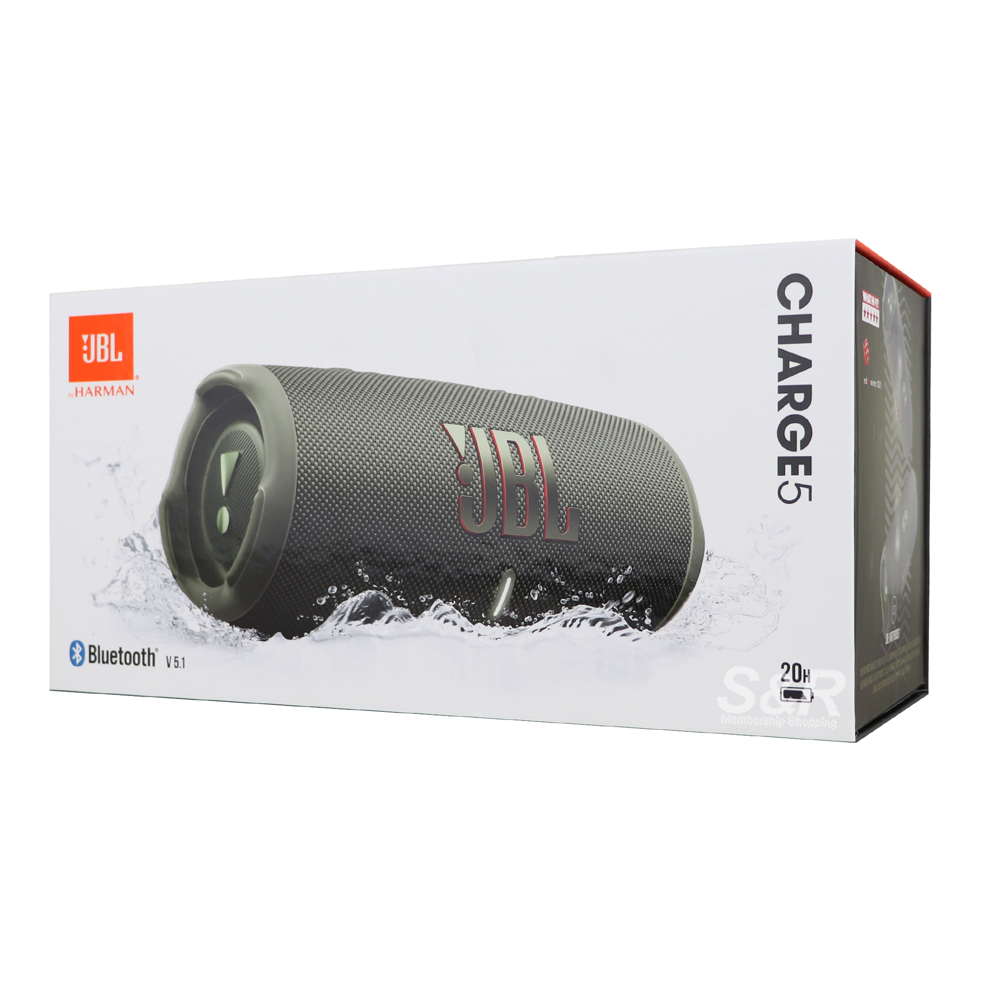 JBL Charge 5 Portable Bluetooth Speaker